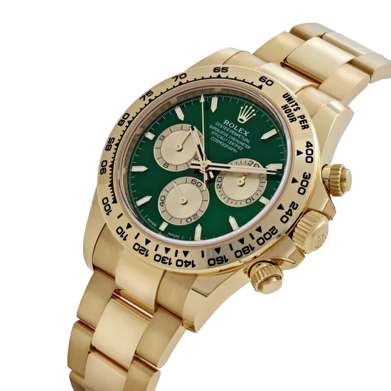 Daytona 126508 John Mayer 2.0 Yellow Gold Bright Green and Golden Dial (2025)