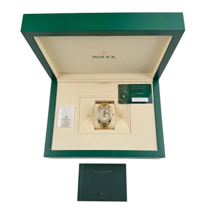 Day-Date 40 228348RBR Yellow Gold Diamond Dial Diamond Bezel