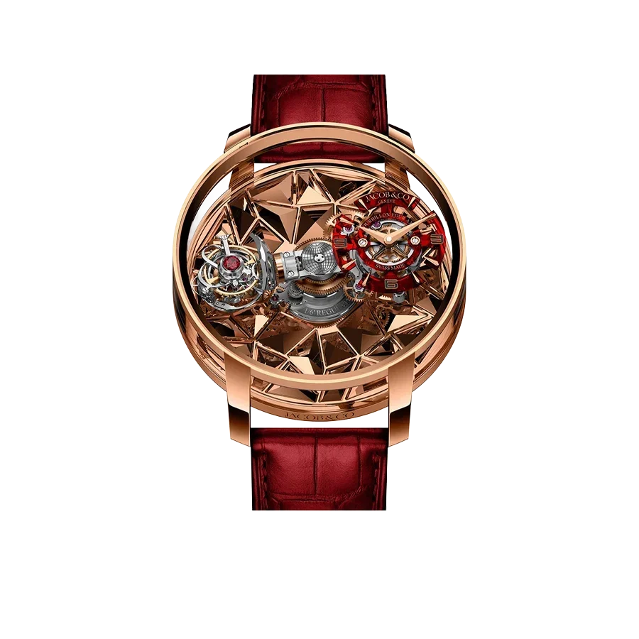 Astronomia Revolution Four-Axis Tourbillon 47mm Rose Gold, Sapphire Manual Winding AT180.40.AB.AA.A