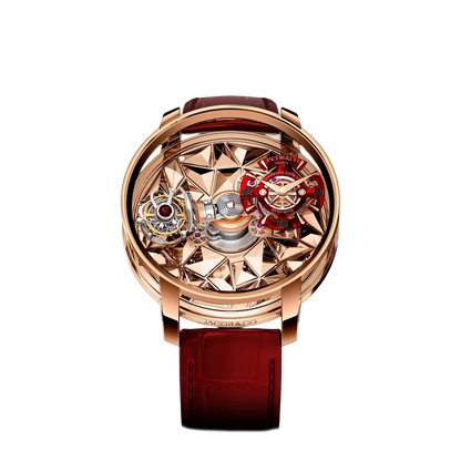 Astronomia Revolution Four-Axis Tourbillon 47mm Rose Gold, Sapphire Manual Winding AT180.40.AB.AA.A
