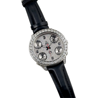 Five Time Zone Steel Diamond 40mm JCM-30