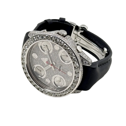 Five Time Zone Steel Diamond 40mm JCM-30