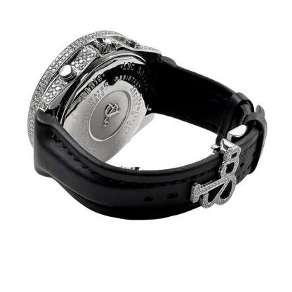 Five Time Zone Steel Diamond 40mm JCM-30