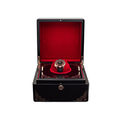 The Casino Tourbillon 44mm CA100.40.AA.AA.ABALA Rose Gold Black Onyx Dial Limited Edition