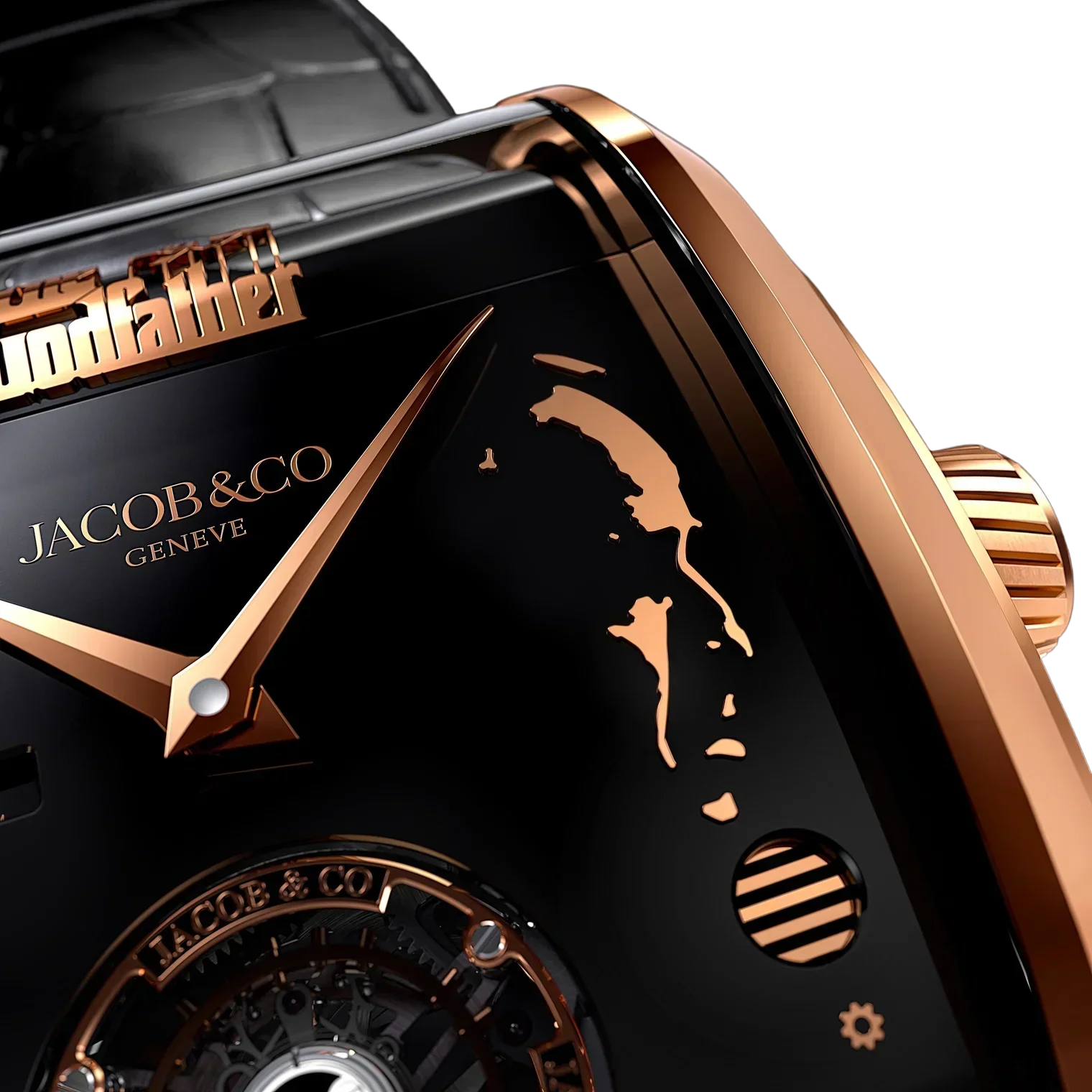 The Godfather II 44 x 42mm Rose Gold Manual Winding OP200.40.AA.AB.ABALA