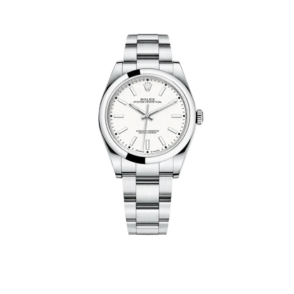 Oyster Perpetual 39mm Stainless Steel WhiteDial Men Watch 114300-0004 New 2025