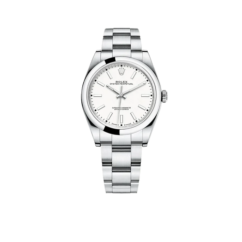 Oyster Perpetual 39mm Stainless Steel WhiteDial Men Watch 114300-0004 New 2025
