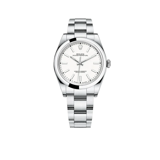 Oyster Perpetual 39mm Stainless Steel WhiteDial Men Watch 114300-0004 New 2025