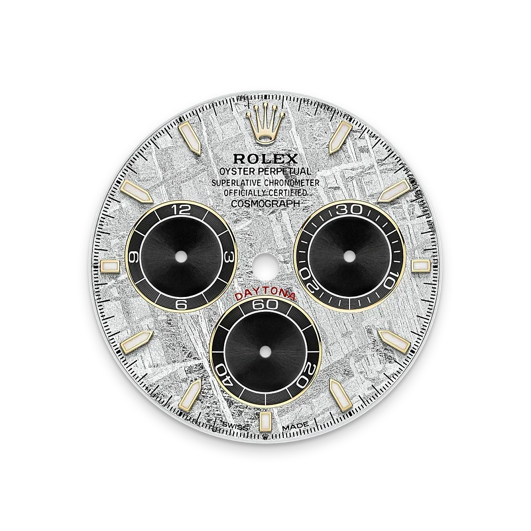 Daytona 40mm Oyster Perpetual Yellow Gold with Meteorite and Black Dial M126518LN-0016