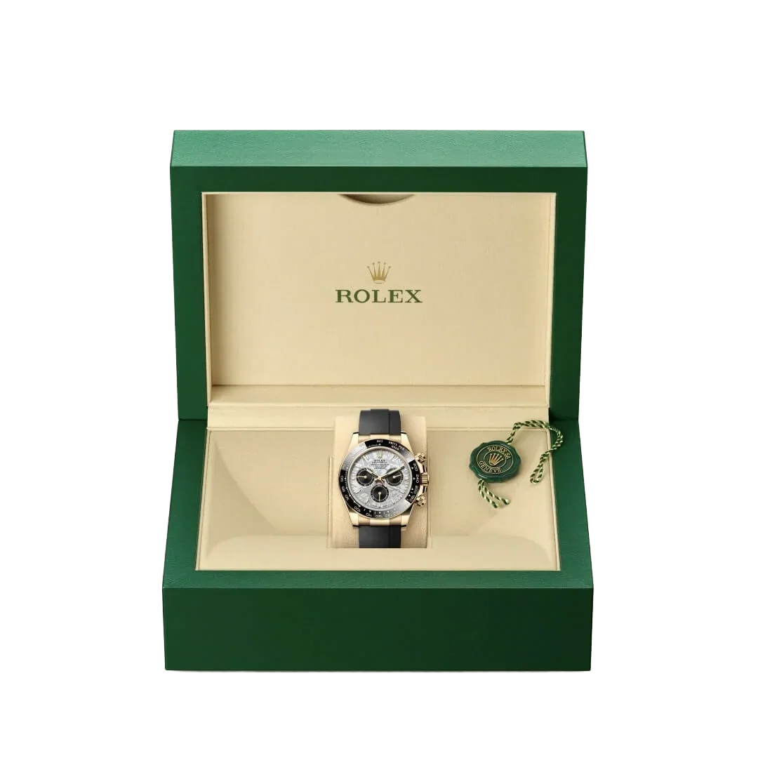 Daytona 40mm Oyster Perpetual Yellow Gold with Meteorite and Black Dial M126518LN-0016