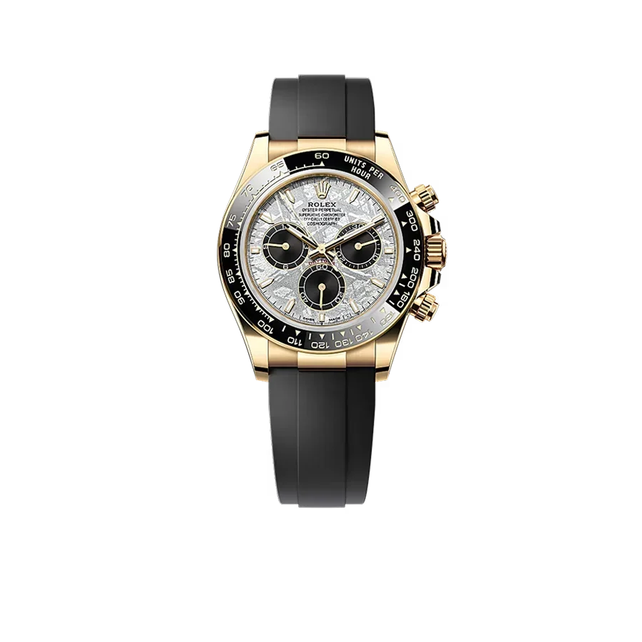 Daytona 40mm Oyster Perpetual Yellow Gold with Meteorite and Black Dial M126518LN-0016