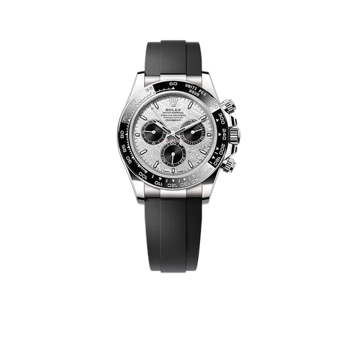 Daytona 40mm Oyster Perpetual White Gold with Meteorite and Black Dial M126519LN-0007