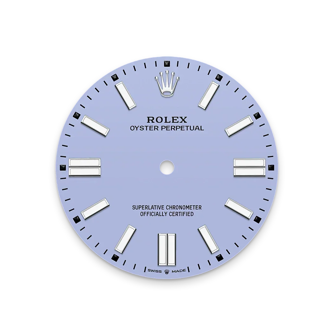 Oyster Perpetual 41mm Stainless Steel Lavender Dial Men Watch 134300-0012 New 2025