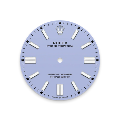 Oyster Perpetual 41mm Stainless Steel Lavender Dial Men Watch 134300-0012 New 2025