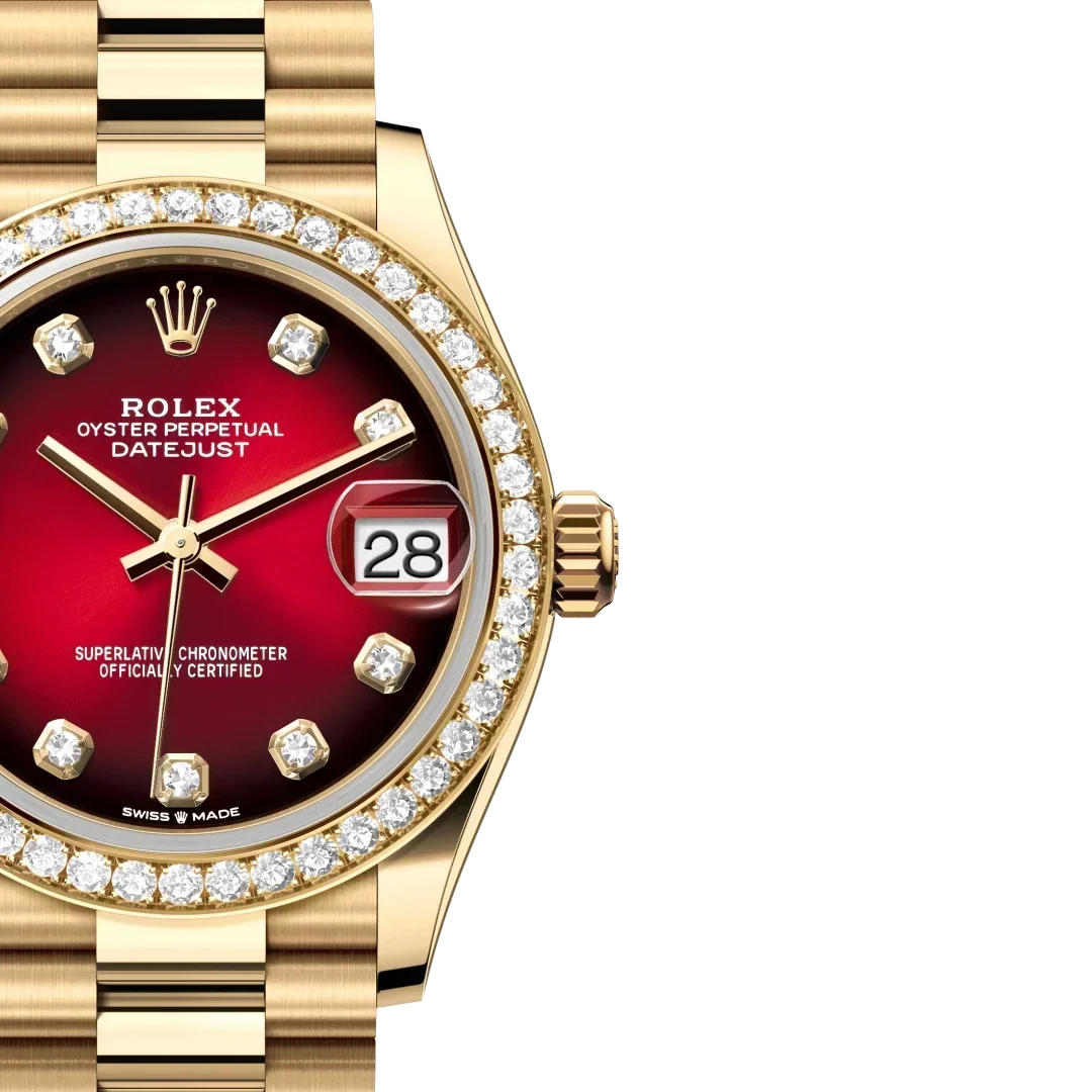 Datejust Oyster 31 mm Yellow Gold and Diamonds 278288RBR
