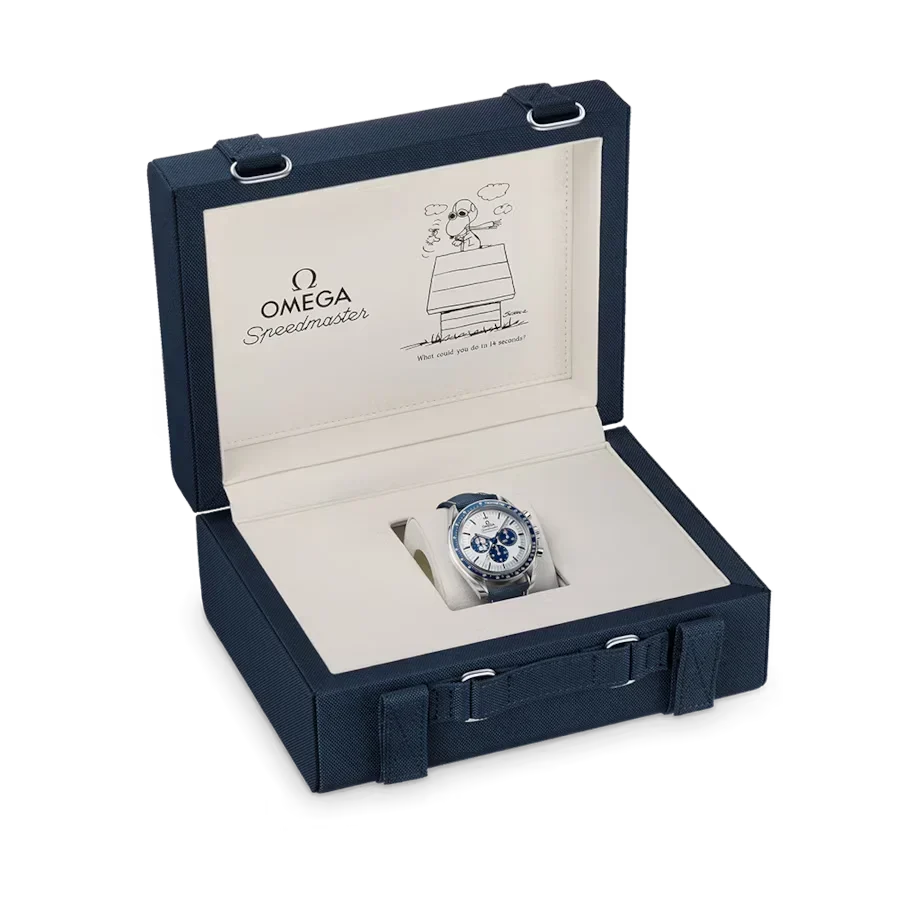 Speedmaster 42mm Silver Snoopy Award 50th Anniversary