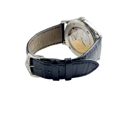 Calatrava 38mm 5298P-012 Platinum Black Diamond Dial Diamond Bezel