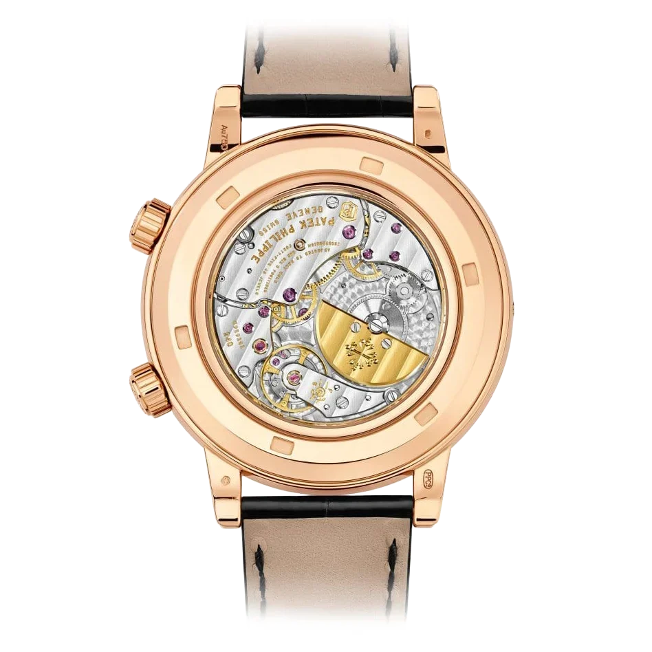 Celestial Grand Complications 44mm 6104R-001 Rose Gold Diamond Bezel Black Dial