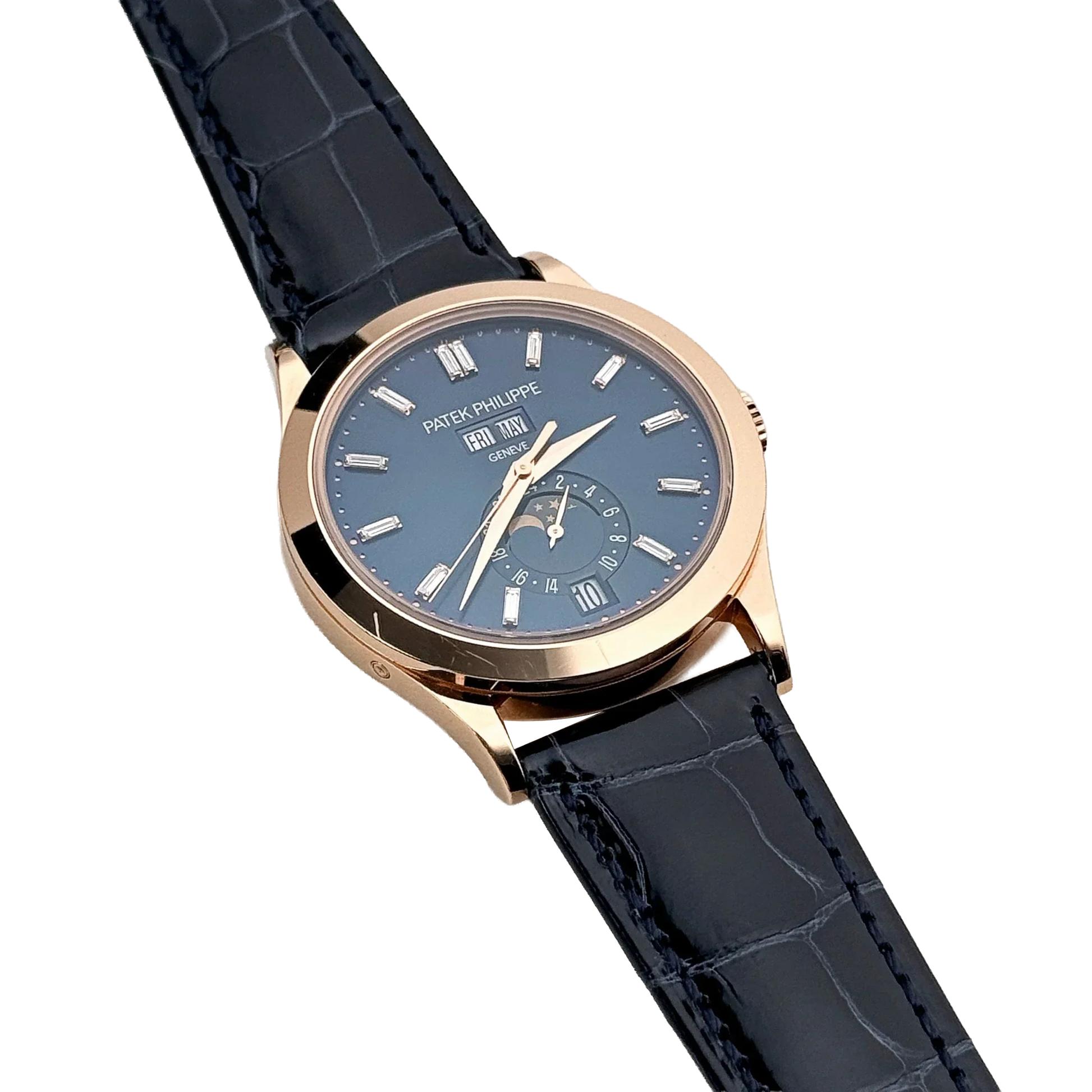 Complications 39mm 5396R-015 Annual Calendar Rose Gold Blue Dial