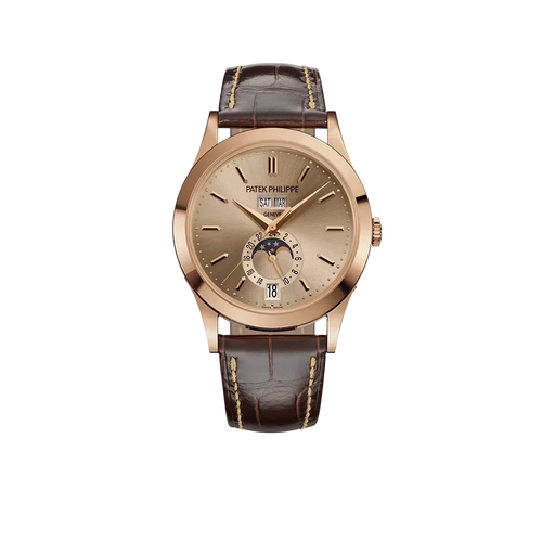 Complications 38mm 5396R-016 Annual Calendar Moon Phases Rose Gold Sand Beige Dial