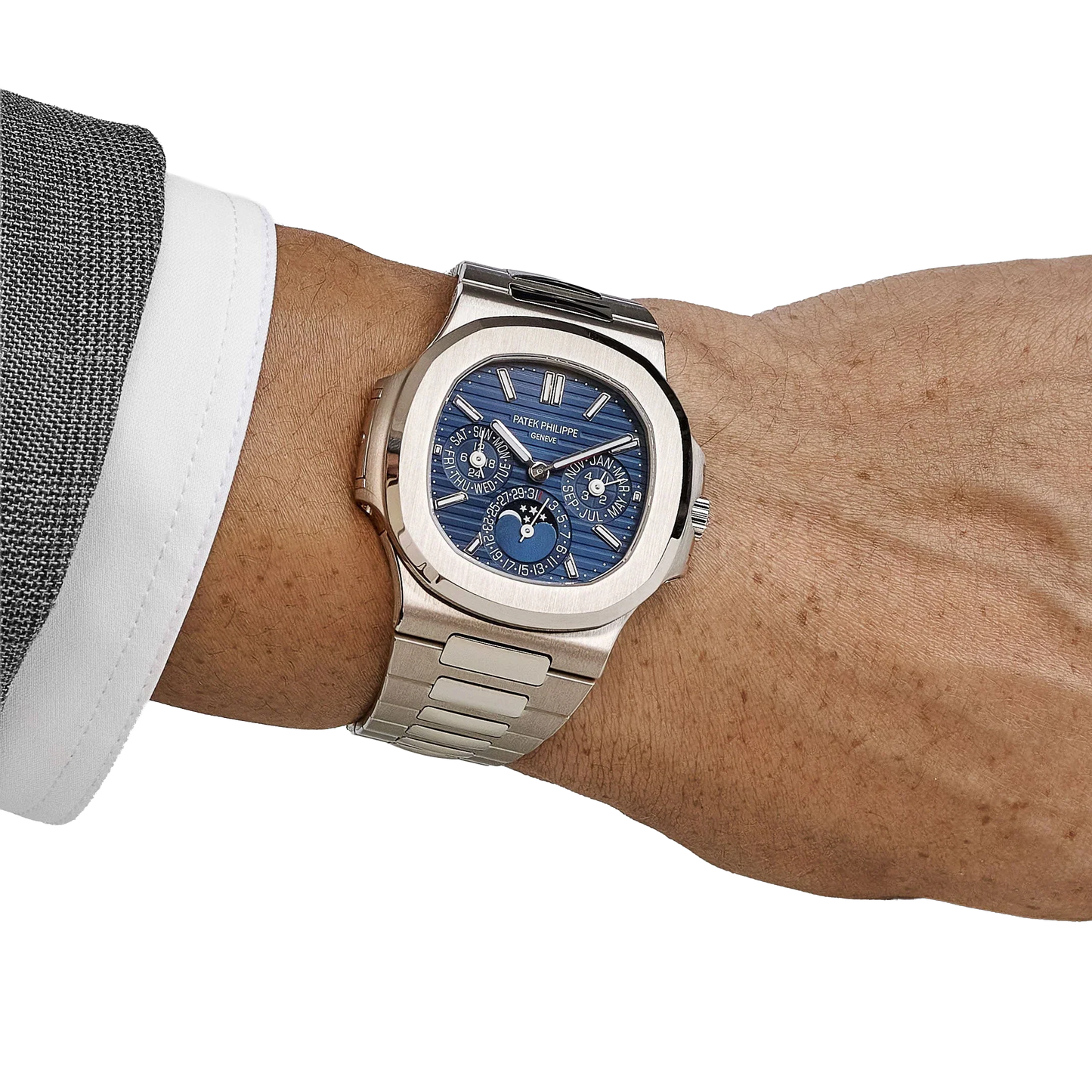 Nautilus 40mm 5740/1G-001 Perpetual Calendar Moon Phases