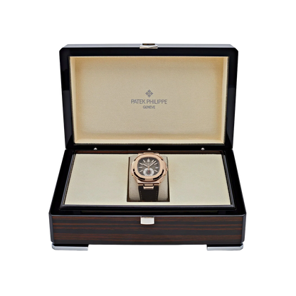 Nautilus 40mm 5980R-001 Chronograph Rose Gold Brown Dial
