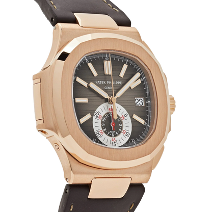 Nautilus 40mm 5980R-001 Chronograph Rose Gold Brown Dial
