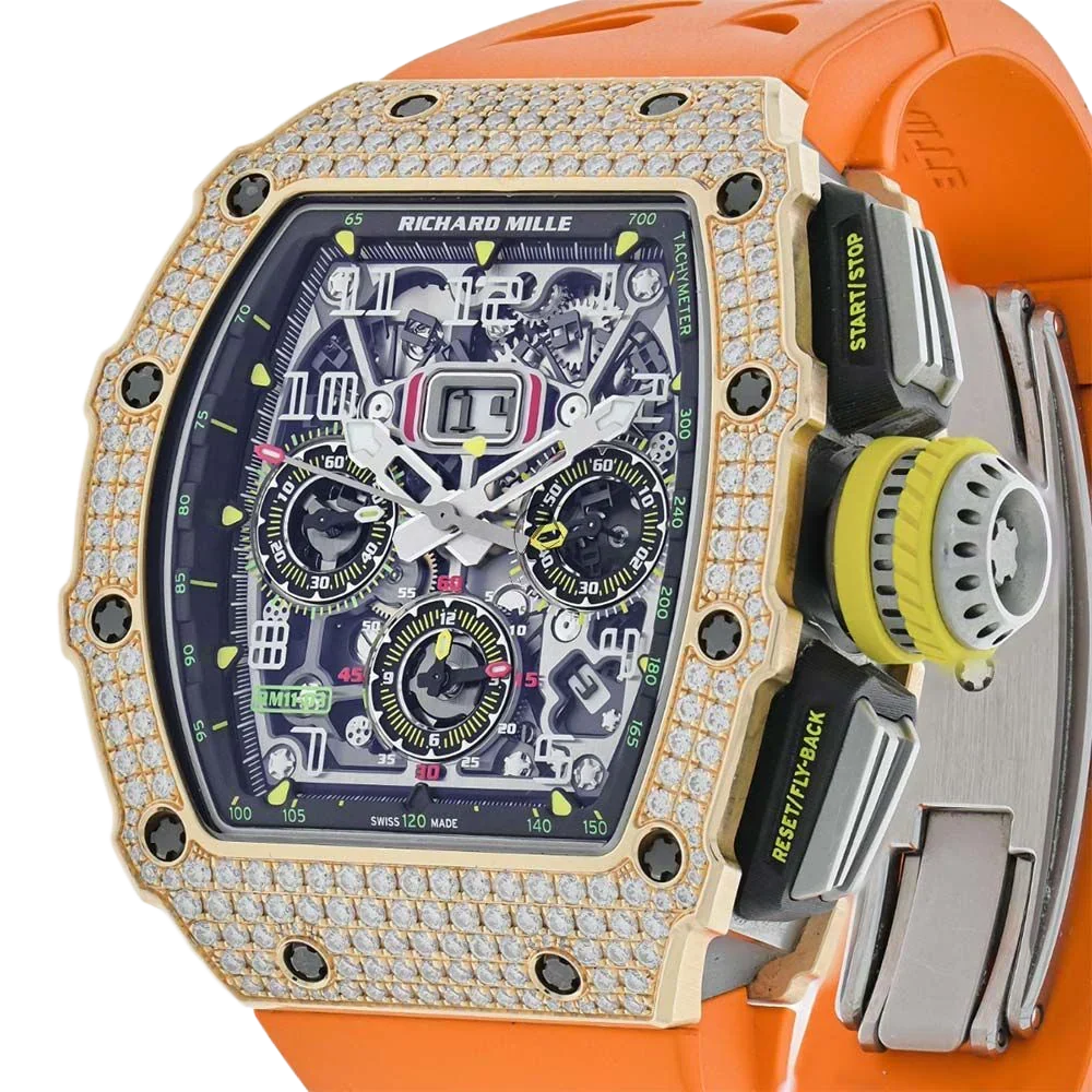 RM 11-03 Rose Gold - Skeleton Dial 45mm