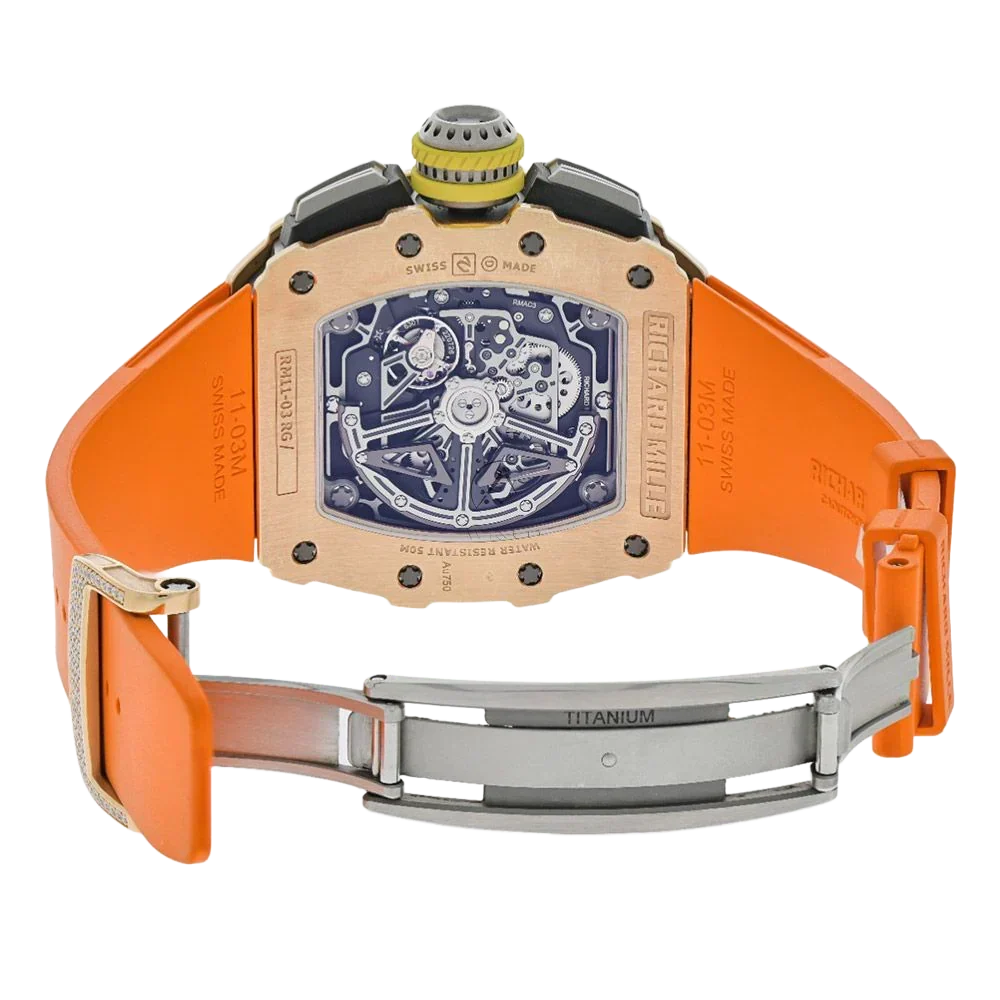 RM 11-03 Rose Gold - Skeleton Dial 45mm