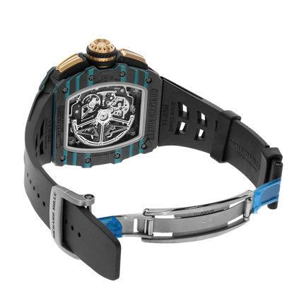 RM 11-03 Turquoise Quartz TPT, Ultimate Edition, Skeleton Dial, 50 mm