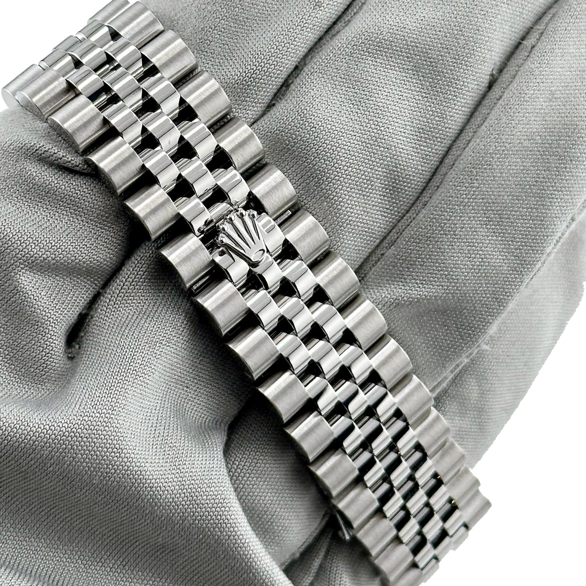Lady-Datejust 31mm 278384RBR Stainless Steel Diamond Bezel Violet Roman Dial Jubilee