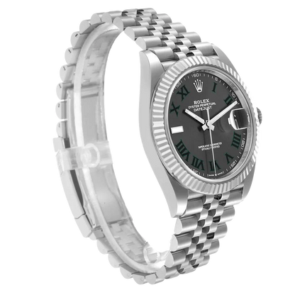 Datejust 41mm 126334 Wimbledon Stainless Steel Slate Dial Oyster