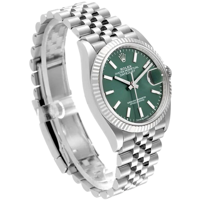 Datejust 36mm Stainless Steel Mint Green Dial Jubilee 126234