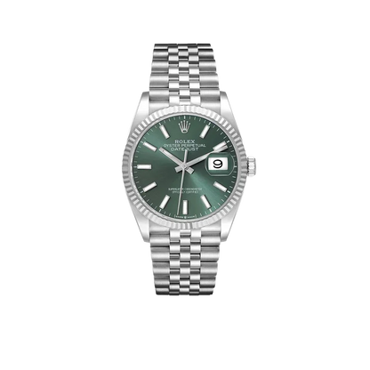 Datejust 36mm Stainless Steel Mint Green Dial Jubilee 126234
