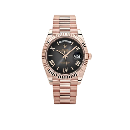 Day-Date 40mm 18K Everose Gold with Slate Ombre Dial 228235