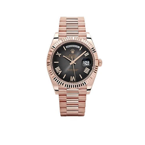 Day-Date 40mm 18K Everose Gold with Slate Ombre Dial 228235