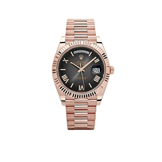 Day-Date 40mm 18K Everose Gold with Slate Ombre Dial 228235