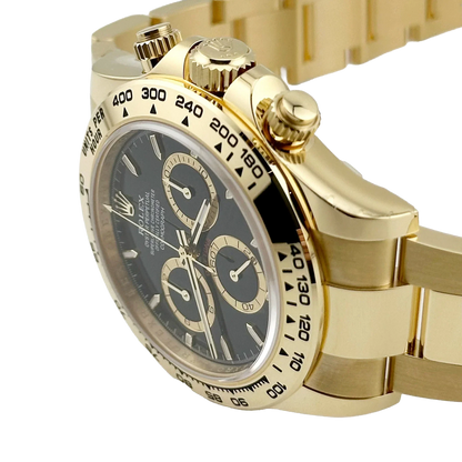 Daytona 40mm Yellow Gold Black Dial 126508  (2025)