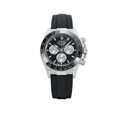 Daytona 40mm Baby Le Mans White Gold Black Dial 126519LN