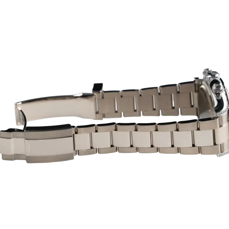 Daytona 40mm 126599TSA White Gold Silver Sheen Obsidian Dial Sapphire Bezel