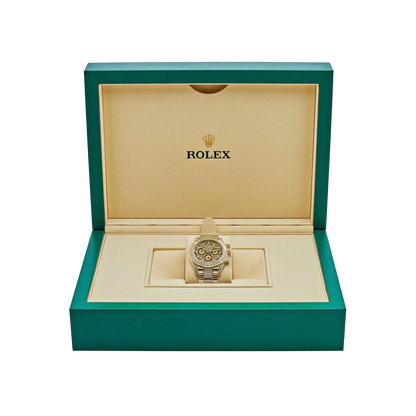 Daytona Eye of the Tiger 116598TBR Yellow Gold Diamond Dial with Diamond Bracelet (Super Clone)