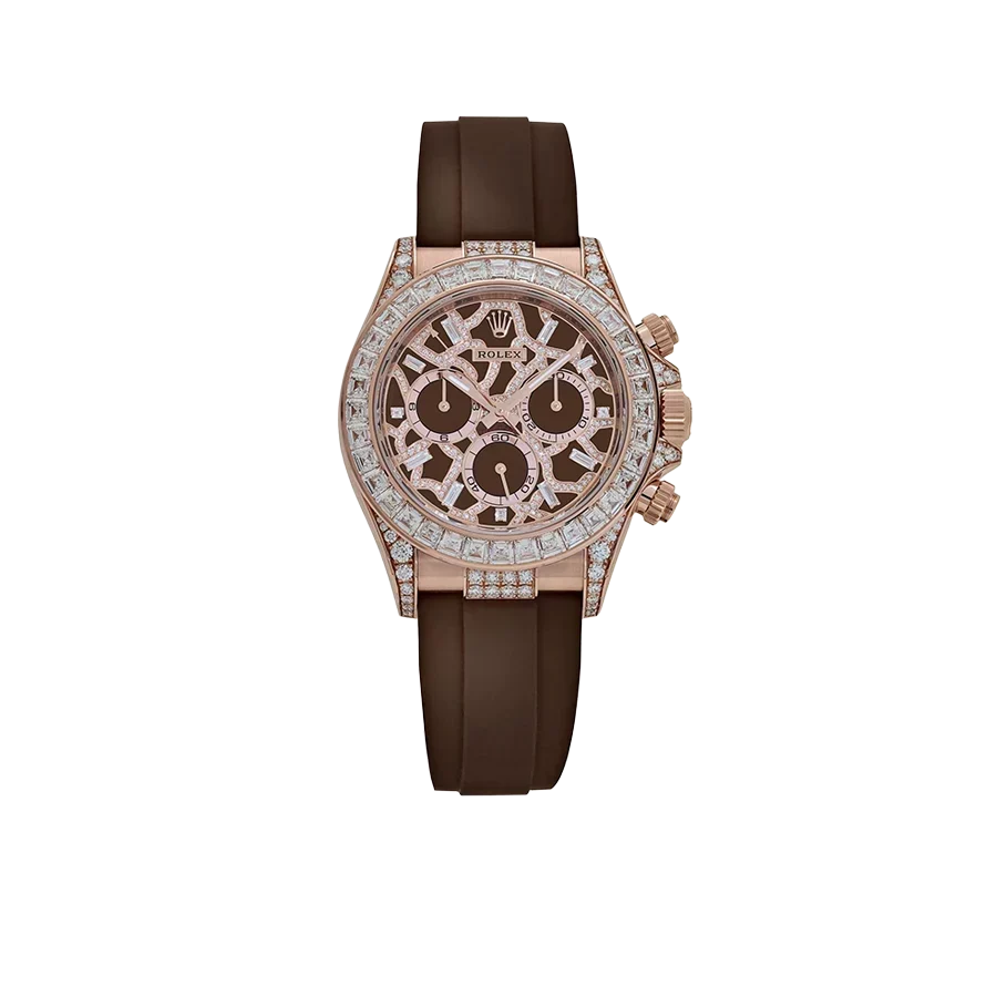 Daytona 40 mm Giraffe Rose Gold Diamond Dial 126555TBR