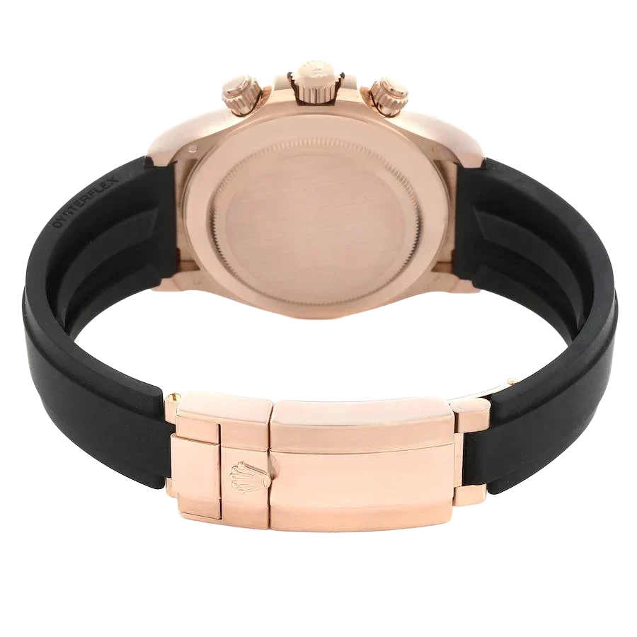 Daytona 40mm Rose Gold Oysterflex Mens Watch 116515LN