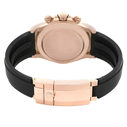 Daytona 40mm Rose Gold Oysterflex Mens Watch 116515LN