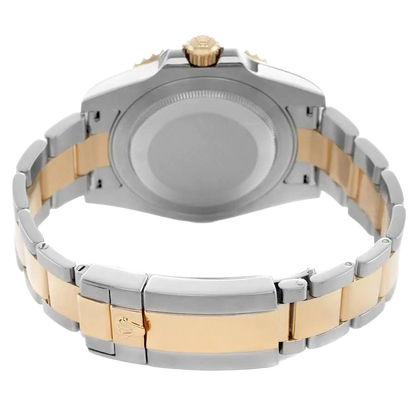 GMT Master II 40mm Steel Yellow Gold Mens Watch 116713