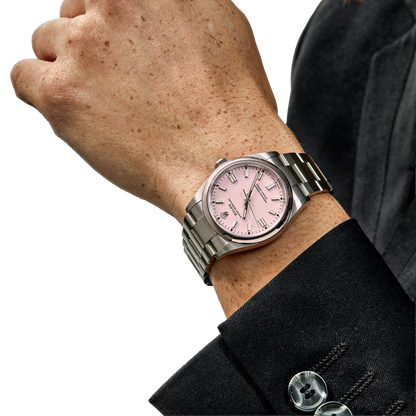Oyster Perpetual 41mm Stainless Steel Candy Pink Dial Men Watch 134300-0013 New 2025