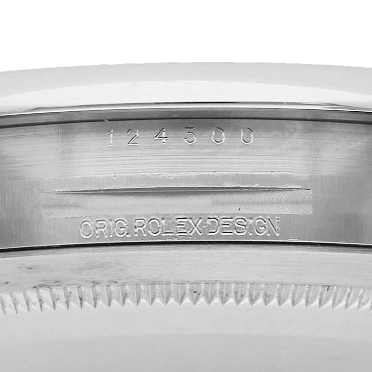 Oyster Perpetual 41mm Steel Silver Dial Mens Watch 124300
