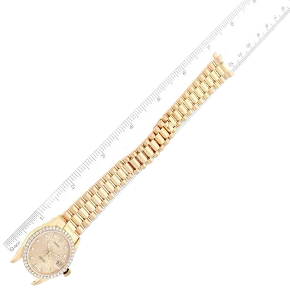 Lady-Datejust 31mm Midsize Yellow Gold Diamond Watch 68288