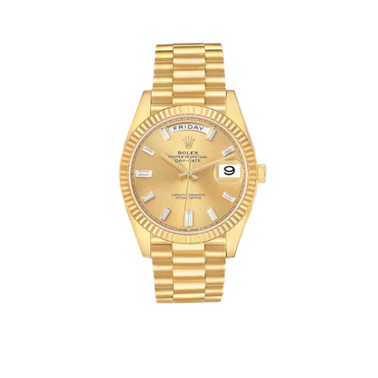 President Day-Date 40mm Yellow Gold Diamond Mens Watch 228238