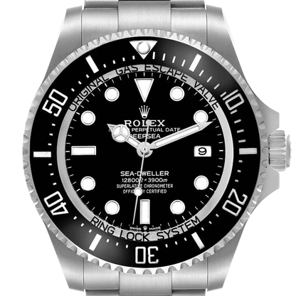 Seadweller Deepsea 44mm Black Dial Steel Mens Watch 136660 (Updated Dial)